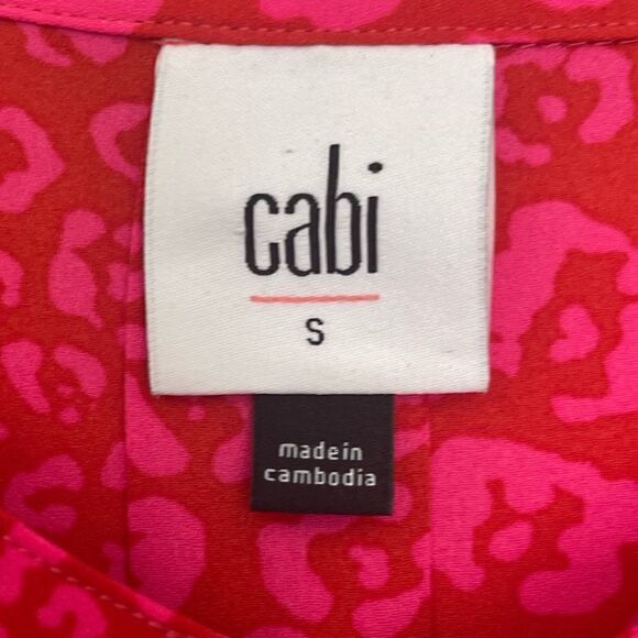 Cabi Red Kiss Top Blouse. Size Small.  NWOT. - Picture 6 of 8